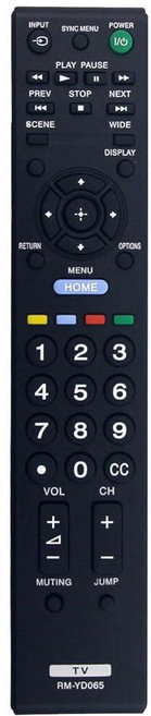 RM-YD065 Remote Replacement for Sony Bravia LCD TV KDL22BX320 KDL22BX321 KDL32BX320 KDL32BX321 KDL, RM-YD065 Remote Replacement fo