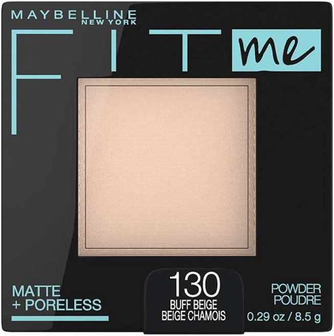 MAYBELLINE FIT me 메이블린 핏미 파우더 파운데이션, 130, 1개