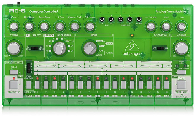 컨트롤러 사운드 시퀀서 베링거 USB 키보드64단 32Key 믹서 MIDI SWING, RD 6 LM