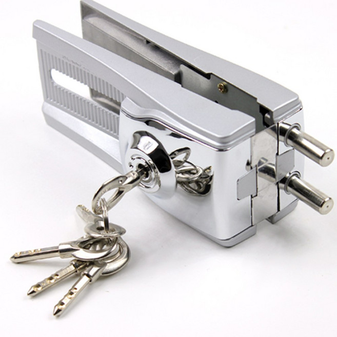 GDK 그리핀2 외문 강화유리 현관문 잠금장치 열쇠 보조키, 1개입