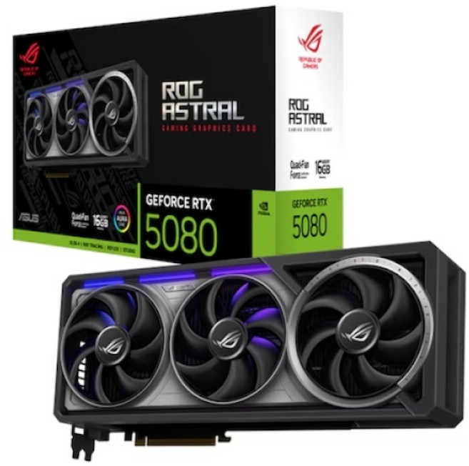 [ASUS] ROG Astral 지포스 RTX 5080 OC D7 16GB 인텍앤컴퍼니