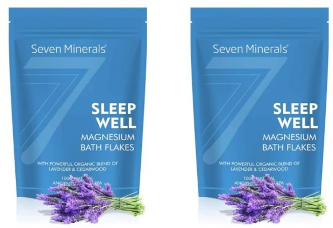 Seven Minerals 슬립 웰 마그네슘 배스 크리스탈 2팩 - 쿠팡
