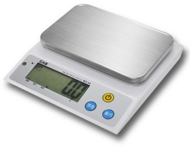 카스 디지털 전자 저울, 혼합 색상, WZ-3A, 1kg