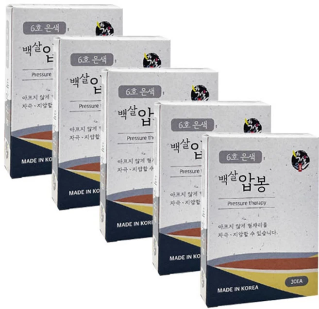 기황산업 백살압봉 6호(30매입), 5개 - 쿠팡