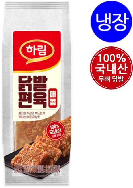 하림 닭발편육 매콤한맛 200g, 1개