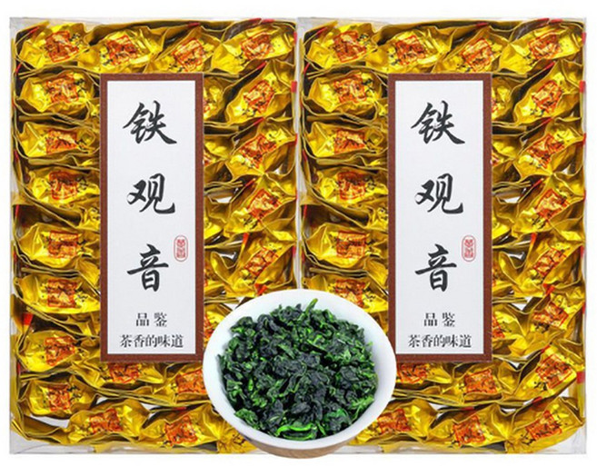 티류으스 [맛있다] 향기 중국 복건성 안계현철관음차 우롱차 500g 철관음 티류으스 10대 티류으스202중국복건성 전통안계철관음차 500g 개별포장 64개입 4개 1세트 1개