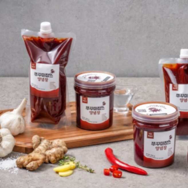 VDG 쭈꾸미잡스 볶음요리 양념장 약간 매운맛 튜브형 400g, 약간매운맛 400g 튜브형, 1개