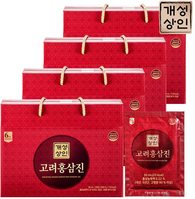 개성상인 고려홍삼진, 50ml, 120개
