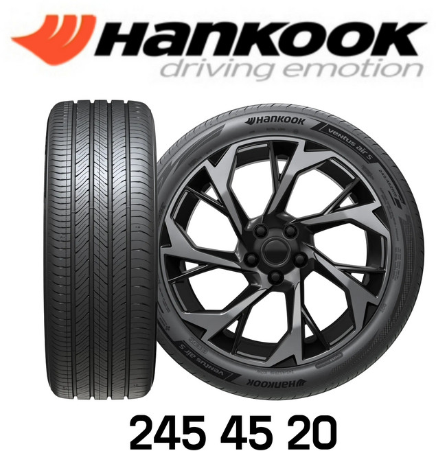 한국타이어245 45 20 벤투스air S 2454520 H472 벤투스 에어S 기아K8 BMW X3 X4 iX3 7시리즈 포르쉐 타이칸, 장착 미포함, 1개