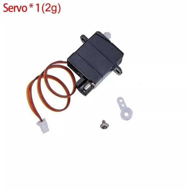 부품 브러시리스 모터 기어 캐노피 서보, 색상: 21. Servo(2g), 1개