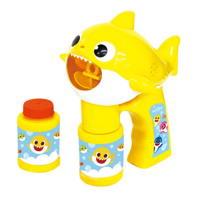 핑크퐁 아기상어 멜로디 자동 버블건(25) 어린이행사선물 아동용품 비눗방울, 상세페이지 참조, 1개