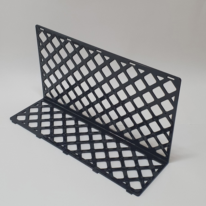 다용도칸막이 마트 정육 채소 청과 매대 선반 편의점 진열/생활용품 국내생산, 블랙, 50개