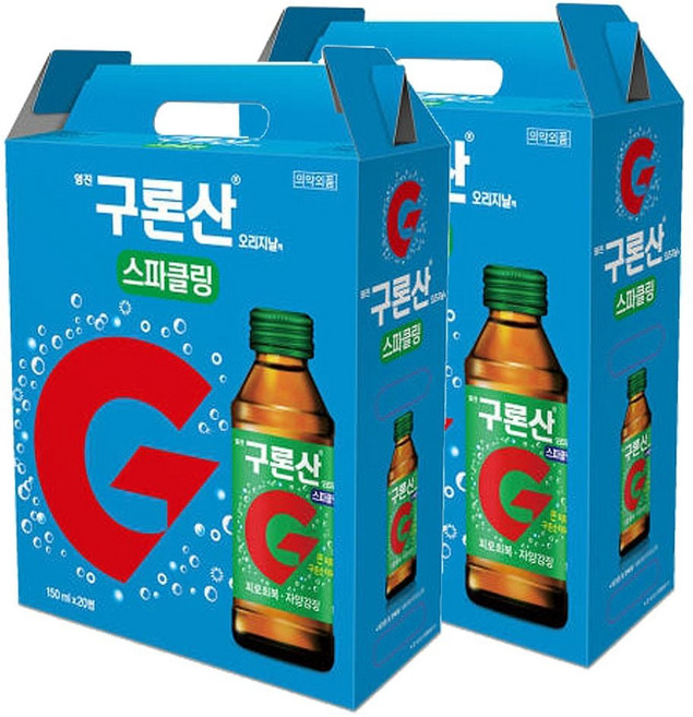영진 구론산 스파클링 선물세트 150ml 40병 dks+3931pq, 영진 구론산 스파클링 선물세트 150ml x 40병