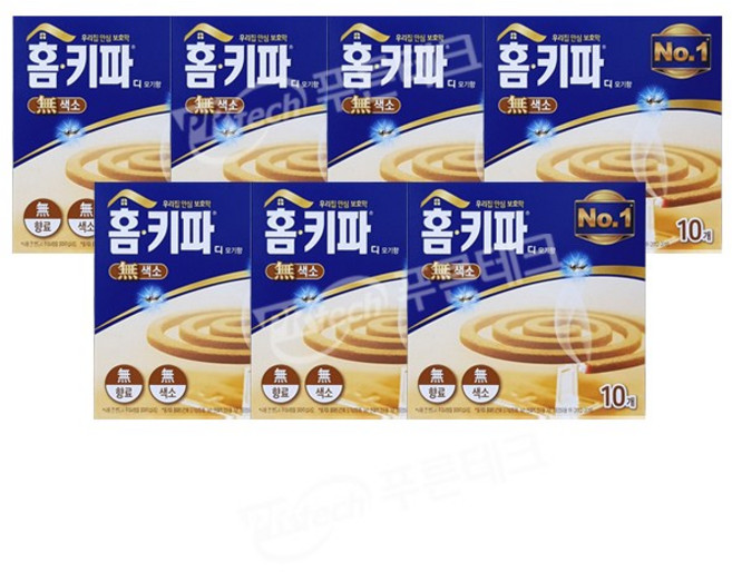 홈키파 모기향 무색소 1개입 x 70개