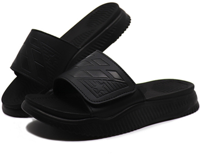 남녀공용 푹신한 이중쿠션 벨크로 슬리퍼 빅사이즈