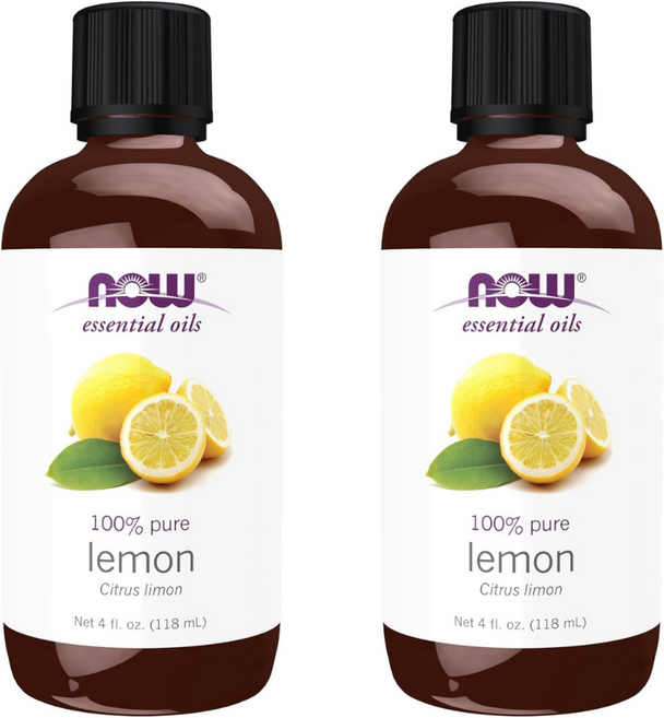 나우푸드 에센셜 오일 레몬, 118ml, 2개