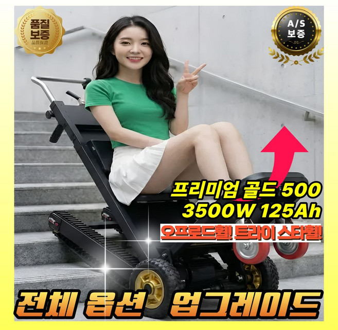 아이언티 전동 계단 리프트 카트 크롤링식 핸드리프트 계단카트 운반기 접이식, 1개
