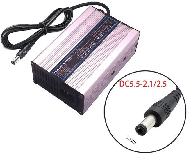 스마트 알루미늄 케이스 21V 10A 5S 18.5V 용 리튬 이온 배터리 자동차 밸런스 카 안전하고 안정적인, 05 DC5.5-2.5, 04 110-220V, 01 빠른