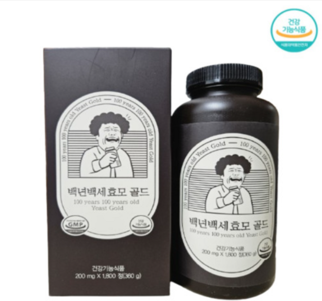 비타민하우스 백년백세효모 골드 3개월분 맥주 효모 비타민 영양제, 1박스, 1800정