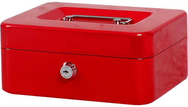 자물쇠 소형금고 미니돈통 수납함 캐쉬박스, 쿠팡 돈통(중형)_레드, 쿠팡 본상품선택