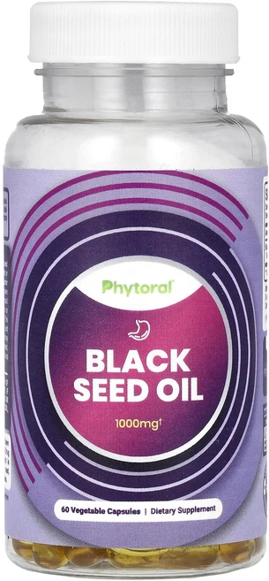 새해 첫좋은선물 Phytoral 블랙 씨드 오일 베지 캡슐 60정(캡슐 1정당 500mg) 제대로 할인합니다, Phytoral블랙씨드오일베지캡슐60정캡슐1정당500m, 1개, 60정 - 쿠팡