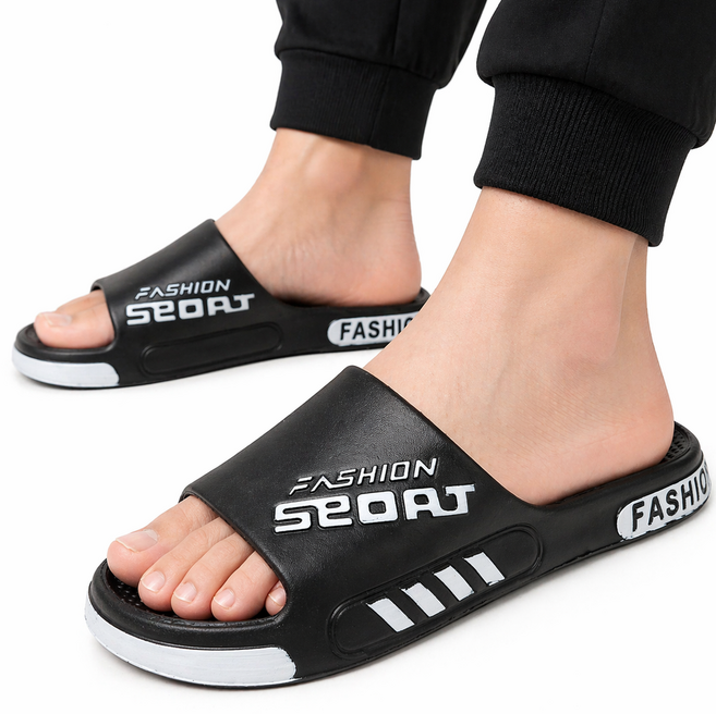 프로텍트유 남성 푹신한 스포츠 슬리퍼