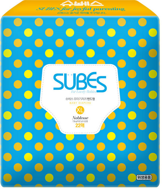 슈베스 노블레스 밴드형 기저귀 특대형, 특대형(XL), 22매