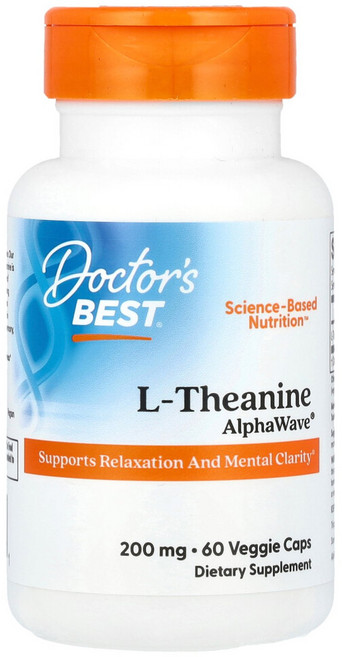 닥터스베스트 l-테아닌 AlphaWave 200mg 베지 캡슐 60정, 1개
