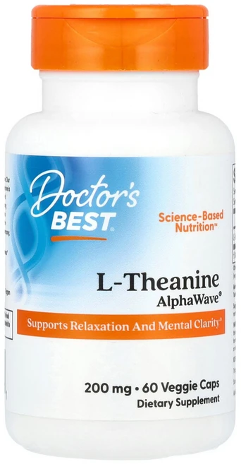 닥터스베스트 l-테아닌 AlphaWave 200mg 베지 캡슐 60정, 1개 - 쿠팡