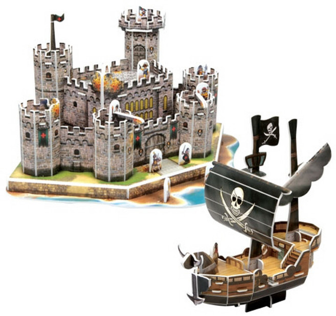 뜯어만드는세상 해적선과 중세의 성