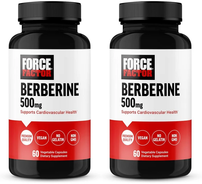 포스팩터 베르베린 Berberine 500mg 베지캡슐 60정 2통, 2개 - 쿠팡