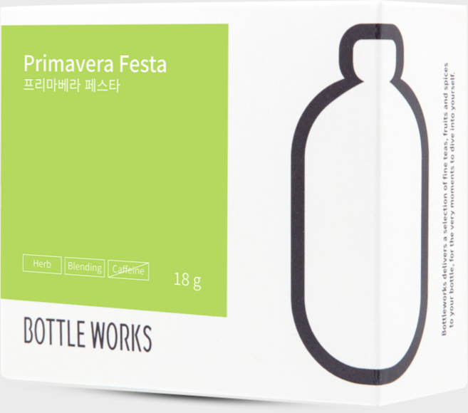 [보틀웍스] 프리마베라페스타 꽃차 허브차 과일차 9TB, 1개, 9개입, 2g
