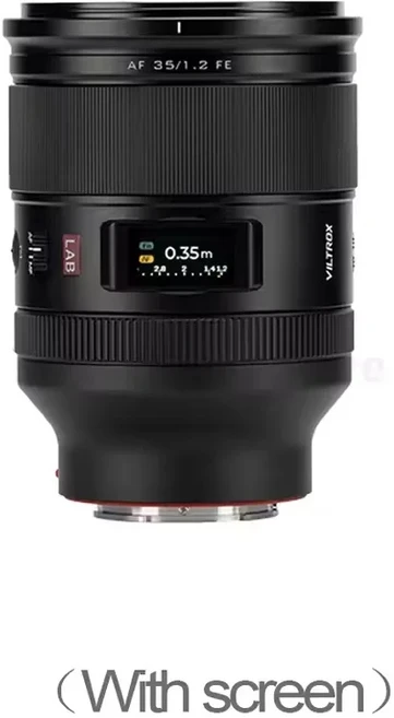 Viltrox AF 35mm F1.2 LAB 풀프레임 카메라 렌즈 소니 E Z 마운트용 A7C2 a7cr FX3 A6400 ZV-E10, 01 소니 E 마운트(FE), 01 With screen