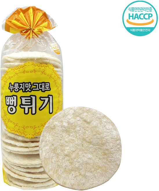 누룽지맛 뻥튀기 180g*1봉 수출하는뻥튀기 뻥튀기 옛날과자, 180g, 1개