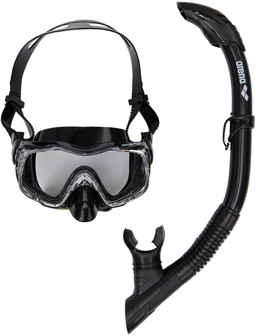 아레나 스노쿨링세트 아동용 어린이 스노클세트 스노클링 스노우쿨링, 아레나스노클세트아동용 BLK