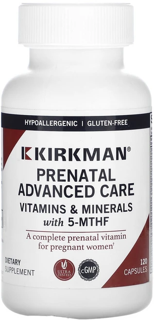 Kirkman Labs 프리네이틀 어드밴스드 케어 캡슐 120정, KirkmanLabs프리네이틀어드밴스드케어캡슐120정, 1개 - 쿠팡