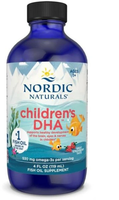 노르딕네츄럴스 칠드런스 DHA 딸기 530mg 119ml, 1개 - 쿠팡
