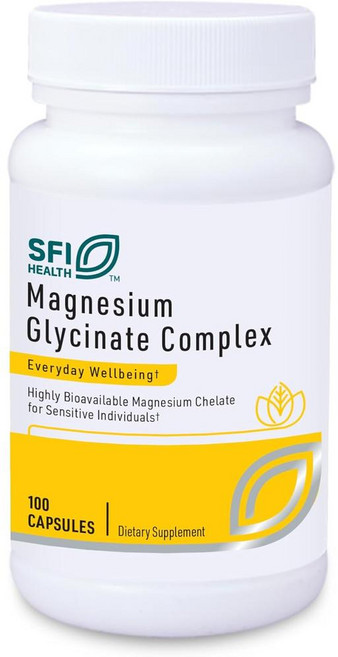 SFI헬스 마그네슘 글리시네이트 콤플렉스 100mg 캡슐 SFI Health Magnesium Glycinate Complex, 1개, 100정