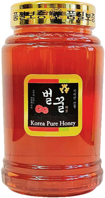 지리산 산청 자연산 야생잡화꽃 사양벌꿀, 2.4kg, 1개