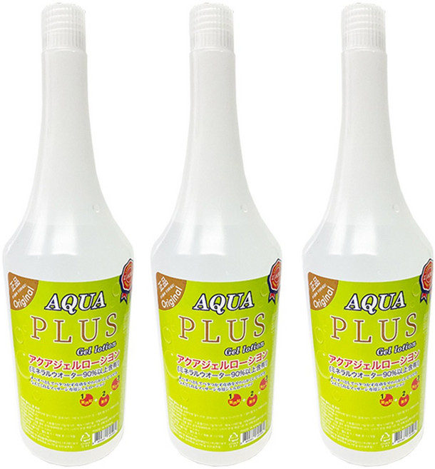아쿠아 젤 로션 플러스, 450ml, 3개