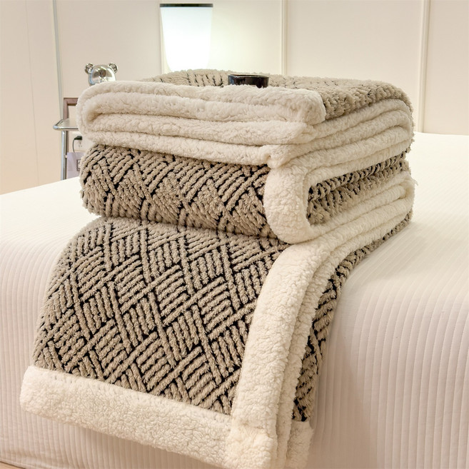 Wunnifu-극세사 담요는 가을 겨울 침대와 소파 겸용 보온 다용도 담요입니다