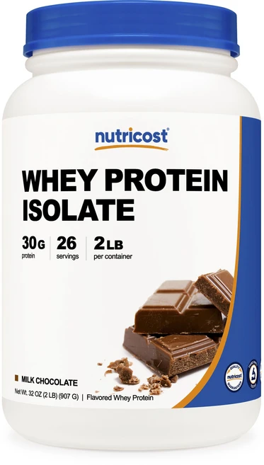 뉴트리코스트 웨이 프로틴 아이솔레이트 밀크 초콜릿 맛, 907g, 1개 - 쿠팡