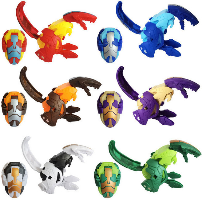 奇趣變形蛋 恐龍蛋 變形玩具 手動變形恐龍 扭蛋玩具, 变形恐龙蛋, 1個