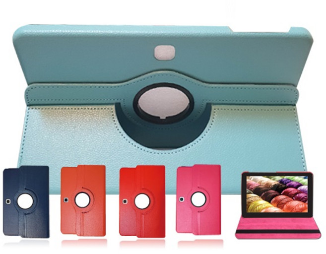 삼성 갤럭시탭어드밴스2 10.1 SM-T583 호환 360도 회전 가죽케이스 advanced2, 케이스만 하늘