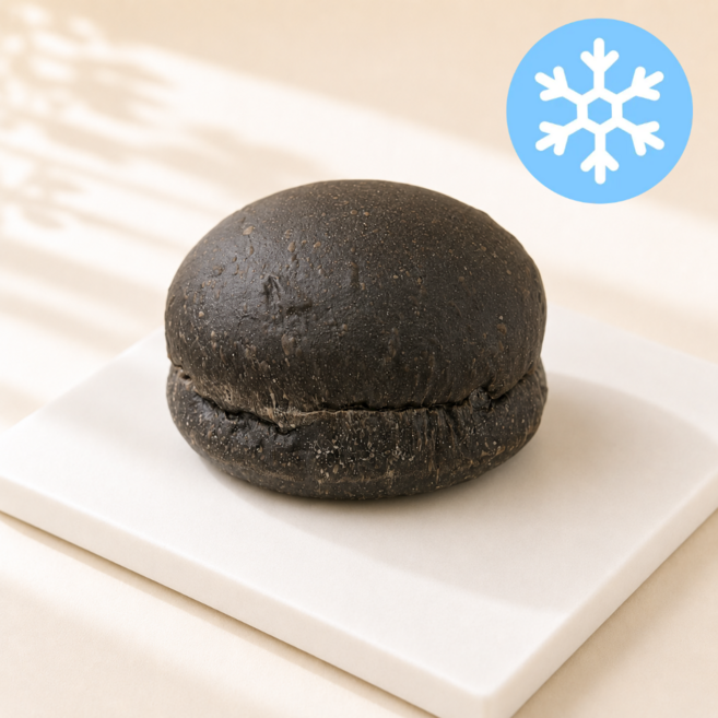 [보아스제과] 수제 먹물 햄버거빵 (냉동), 50g, 42개