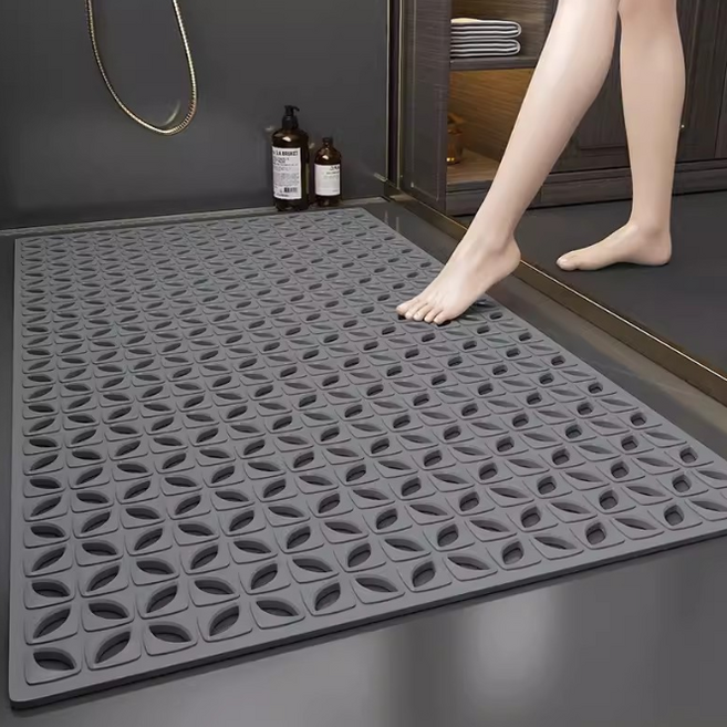 레디박스 세련된 욕실 화장실 안전 미끄럼방지 매트 패드, 딥그레이, 1개