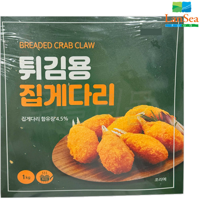 집게다리튀김 1kg 30개입 집게살 튀김 맛살, 1개