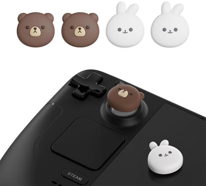스팀덱 스틱커버 PlayVital 베어바니 ROG Ally 호환, YFSDM023, 1개
