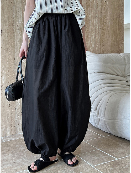 여성 개량한복 바지 몸빼 항아리 밴딩 생활한복 퓨전 여름 엄마 빅사이즈 시원한 선물