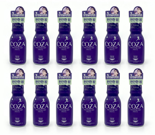 코자아 오리지널 드링크 액상형 음료 무당류 COZA, 100ml, 12개